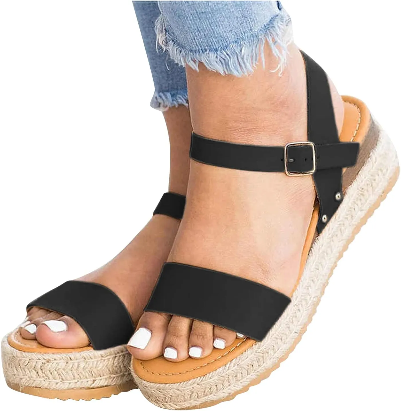 Platform Sandals Women Embellished with Studs Or Rhinestones On Strappy Wedge Heels for Glamorous Evening Wear Orthopedic Sandal Beach Dressy Flip Flops for Wide Toe 2025 Spring
