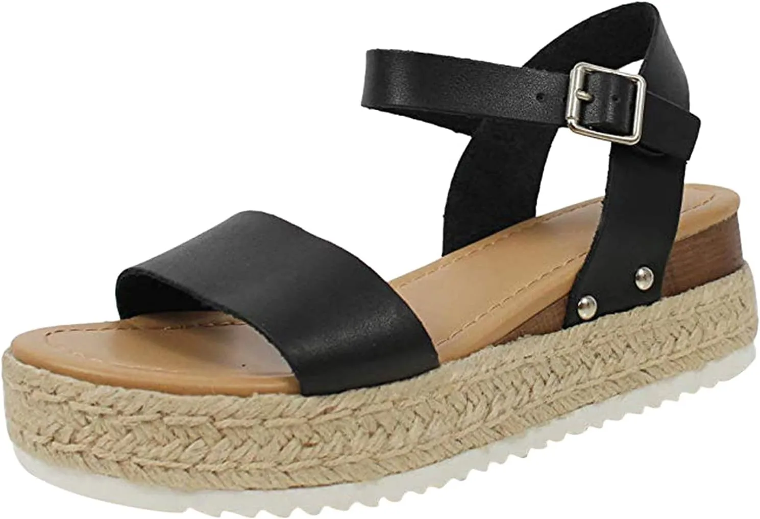 Platform Sandals Women Embellished with Studs Or Rhinestones On Strappy Wedge Heels for Glamorous Evening Wear Orthopedic Sandal Beach Dressy Flip Flops for Wide Toe 2025 Spring