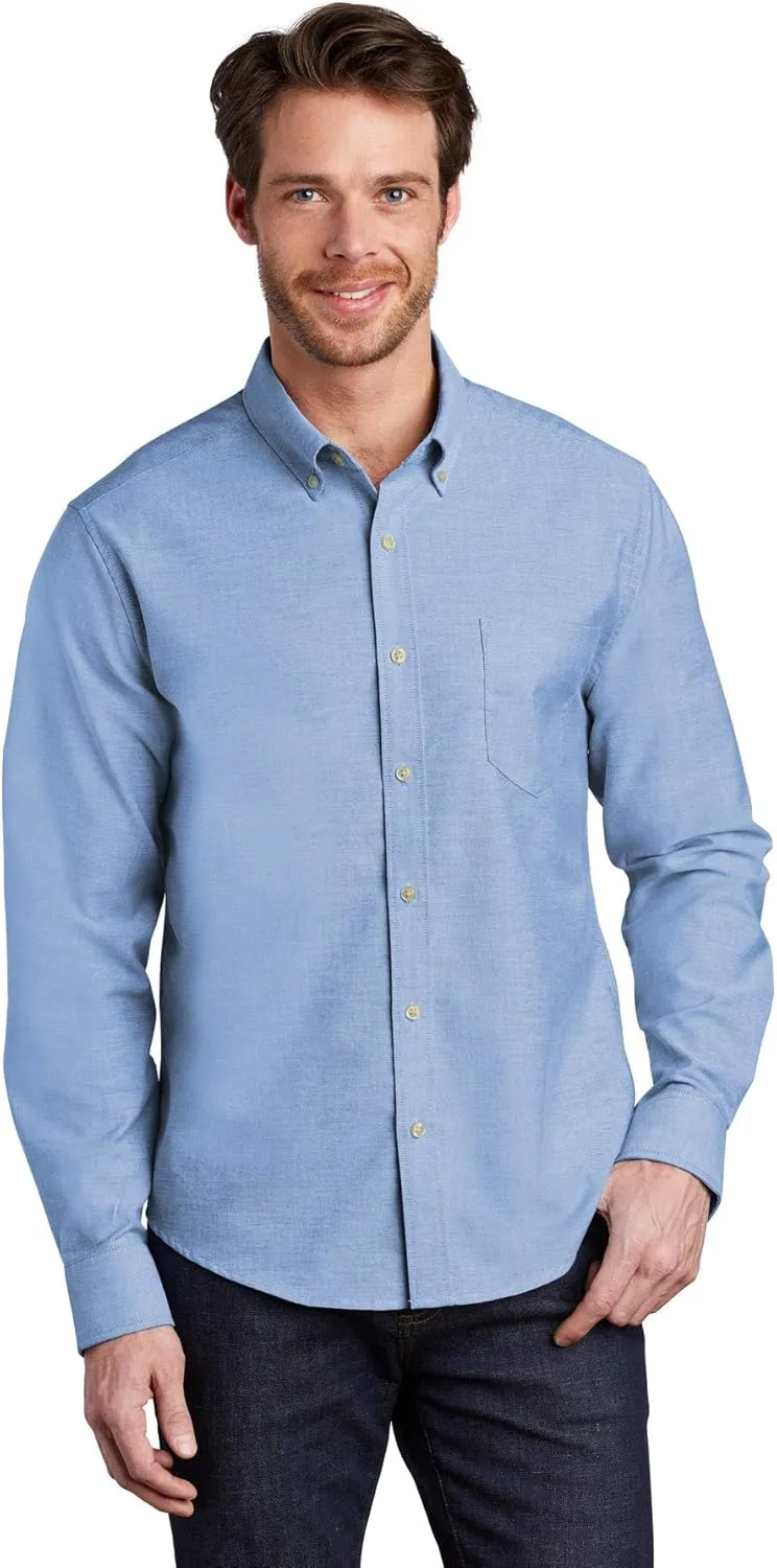 Port Authority Men's Untucked Fit SuperPro Oxford Button-Down Shirt