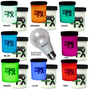 ProFX GID Invisible Neutral Glow in the Dark Strontium Aluminate acrylic paint