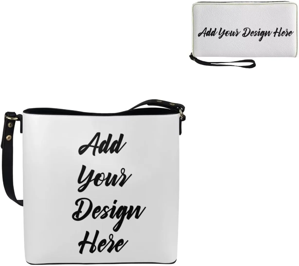 Purses for Women 2 Piece Set Shoulder Tote Purse with Long Wallet