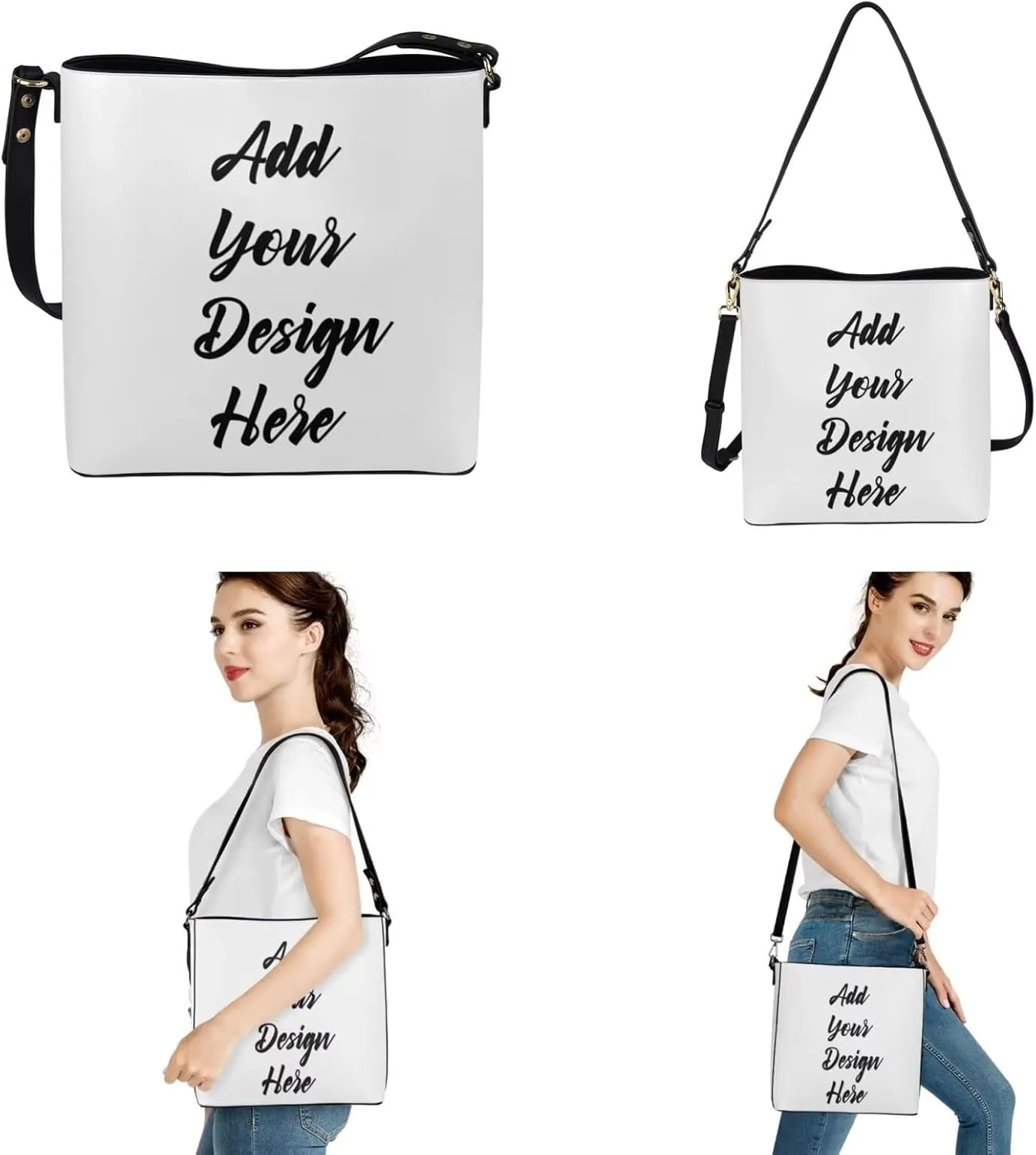 Purses for Women 2 Piece Set Shoulder Tote Purse with Long Wallet