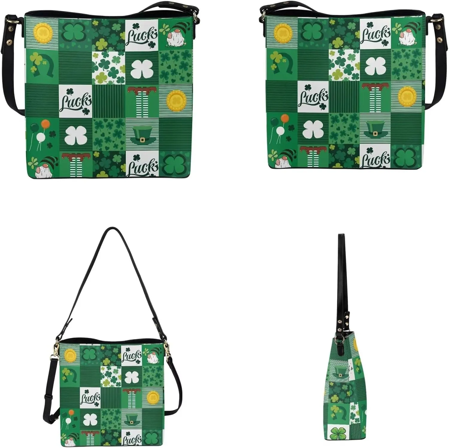 Purses for Women 2 Piece Set Shoulder Tote Purse with Long Wallet