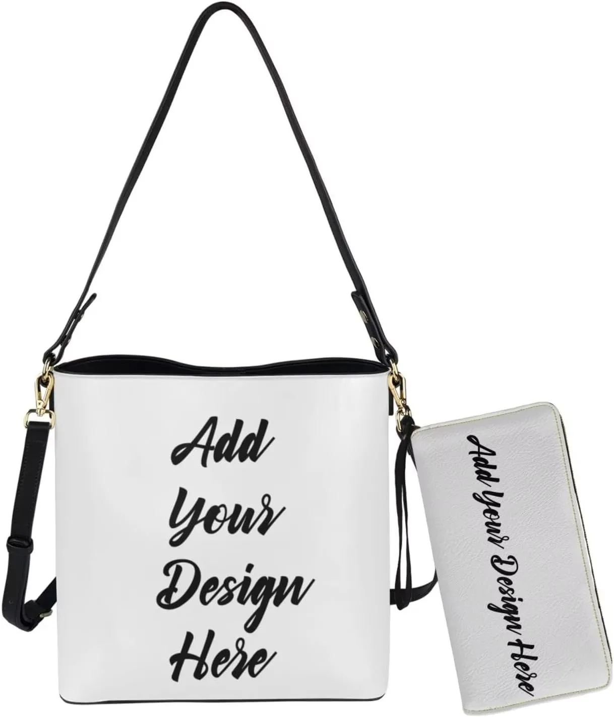 Purses for Women 2 Piece Set Shoulder Tote Purse with Long Wallet