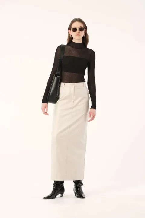 Reo Knit Top Black