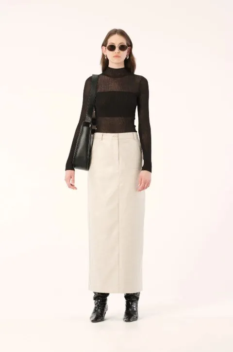 Reo Knit Top Black