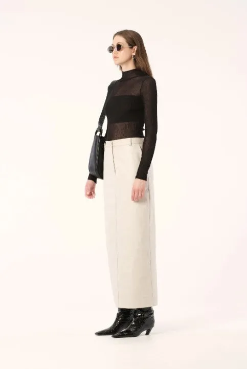 Reo Knit Top Black