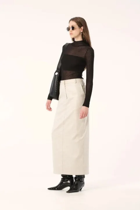 Reo Knit Top Black