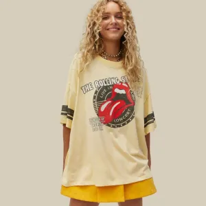 Rolling Stones Concert Stamp Tee (Yellow Fizz)