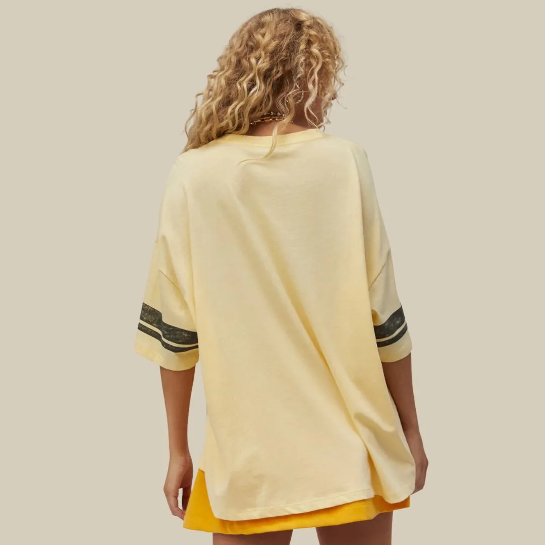 Rolling Stones Concert Stamp Tee (Yellow Fizz)
