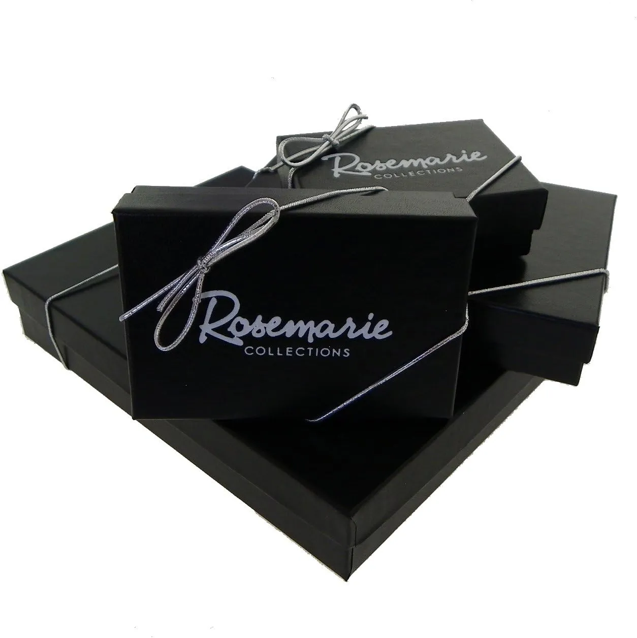 Rosemarie & Jubalee Women's Multi Tone Metal Link Chevron Tile Stretch Bangle Bracelet, 3.5"