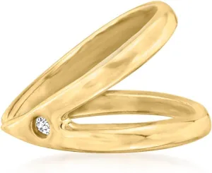 RS Pure by Ross-Simons 14kt Yellow Gold Single Ear Cuff