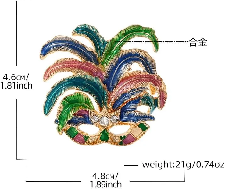 Shamrock Clover Hat Coin St Patrick's Day Brooch Mardi Gras Brooch Lapel Pins Party Decor Dress Accessories