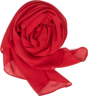 Sheer-Silk-Scarf for Women Black Long Scarf Chiffon Shawl Wrap for Evening Dresses Wedding Party Dress Accessory