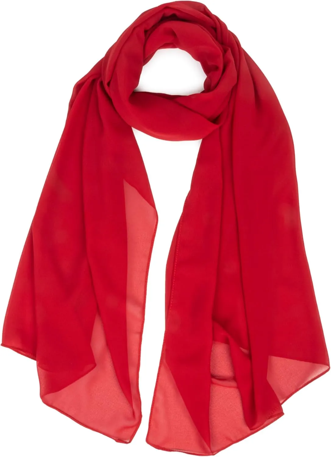 Sheer-Silk-Scarf for Women Black Long Scarf Chiffon Shawl Wrap for Evening Dresses Wedding Party Dress Accessory
