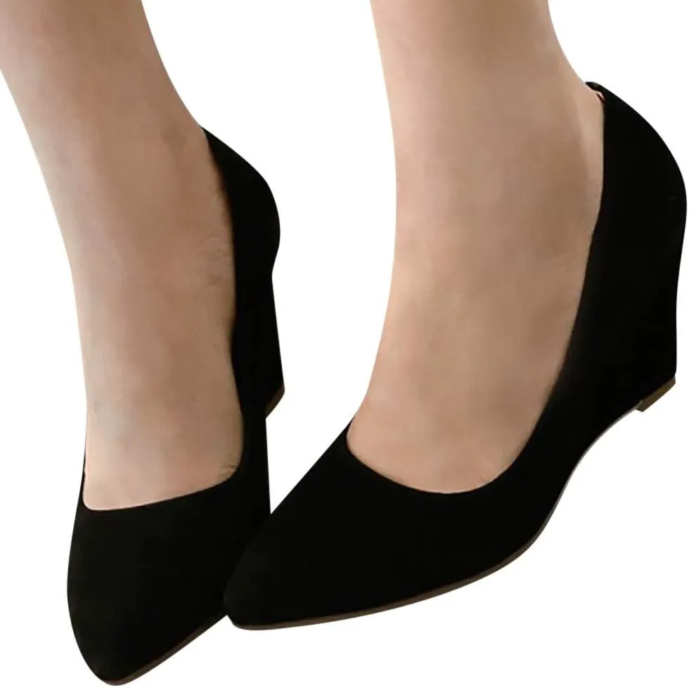 Shoes Open Toe Flower Women Business Suit Shoes Casual Comfortable Pumps Shoe Wedges Single