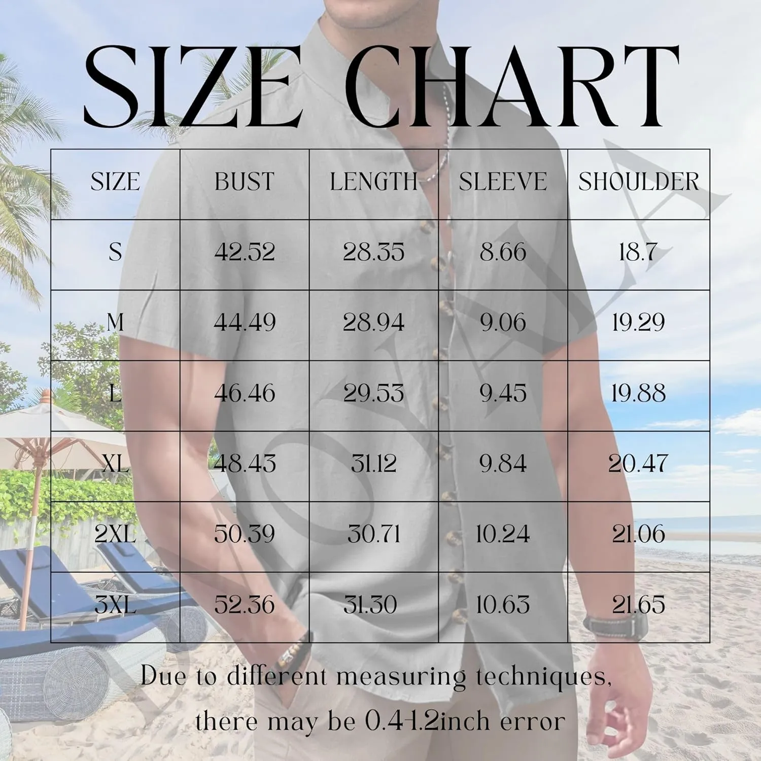 Short Sleeve Button Down Shirts for Men Linen Shirts Summer Casual Loose Solid Color Stand Collar Vacation Shirts