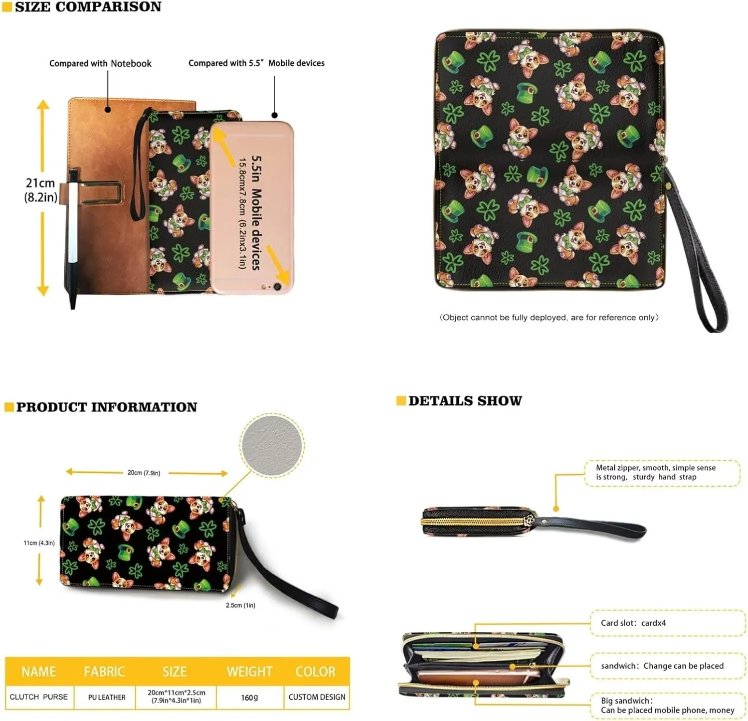 St. Patrick's Day Crossbody Purses Set for Elderly Women Asethetic Leather Shoulder Tote Bag Handbags