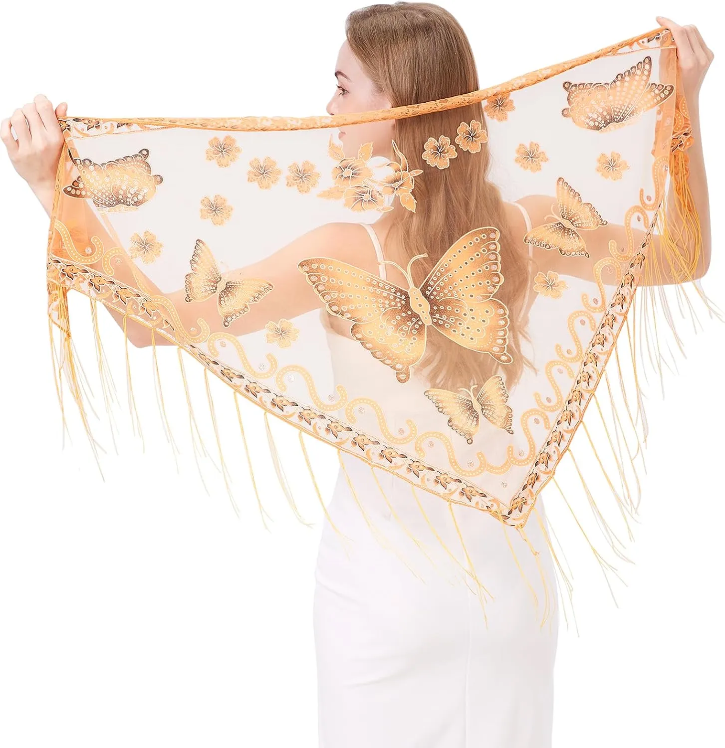 Summer Lace Shawl Wraps For Women Evening Dresses Black Pashmina Chiffon Scarf