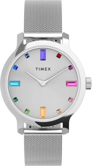 Timex Transcend 34mm Womens Analog Watch | Stylish Modern Design
