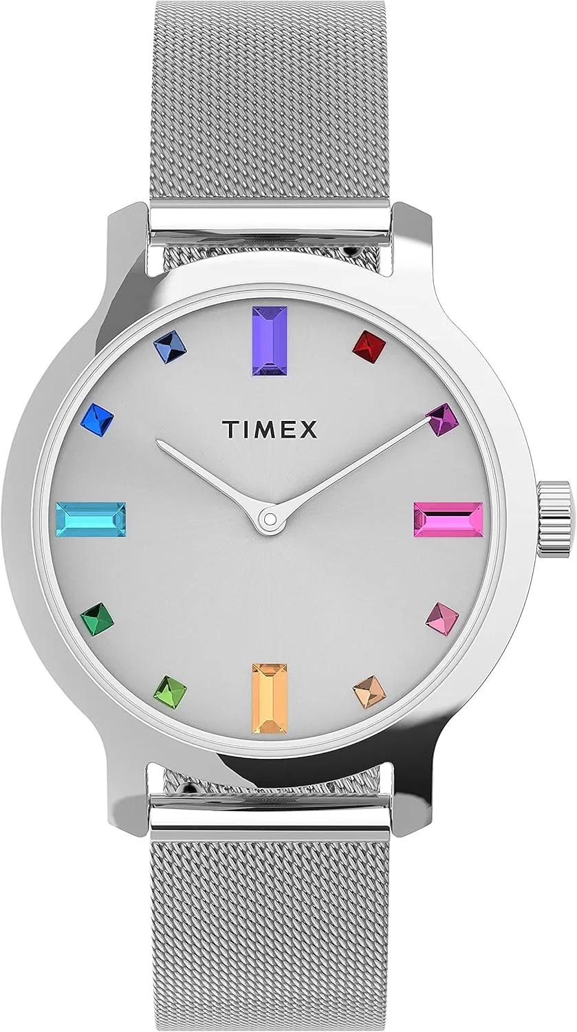 Timex Transcend 34mm Womens Analog Watch | Stylish Modern Design