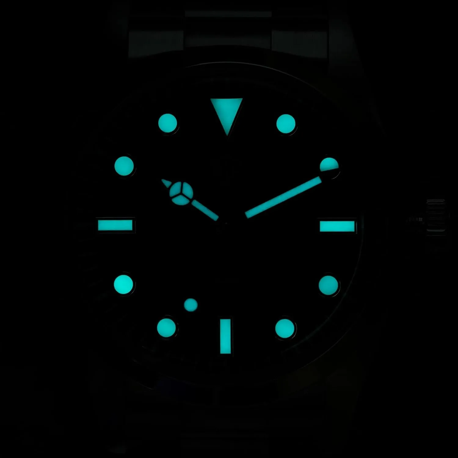 watchdives VH31 Quartz Watch, WD1016 Men Watches 37mm Dial Stainless Steel Wristwatch Sweep Sports Watch 100M Waterproof
