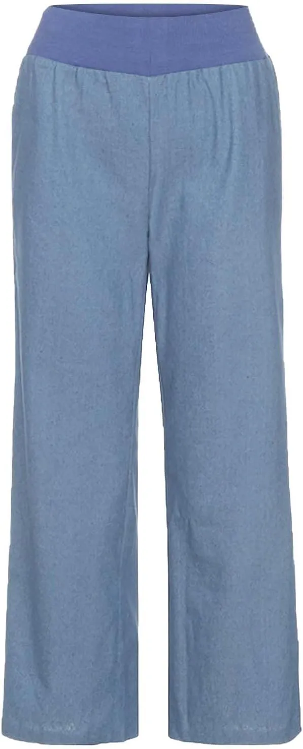Women High Waist Wide Leg Pants 2024 Fashion Drawstring Elastic Beach Trousers Summer Comfy Straight Leg Long Pants Pockets