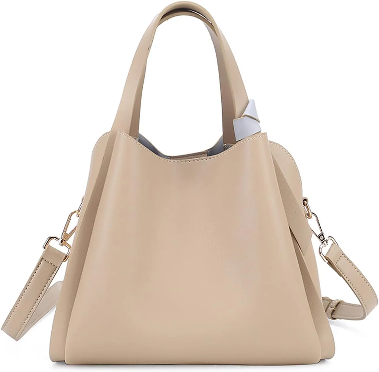 Women Shoulder Bag, PU leather Large Capacity Bucket Bag, Elegant and Soft for Daily to Party Hobo Bags Tote Handbags