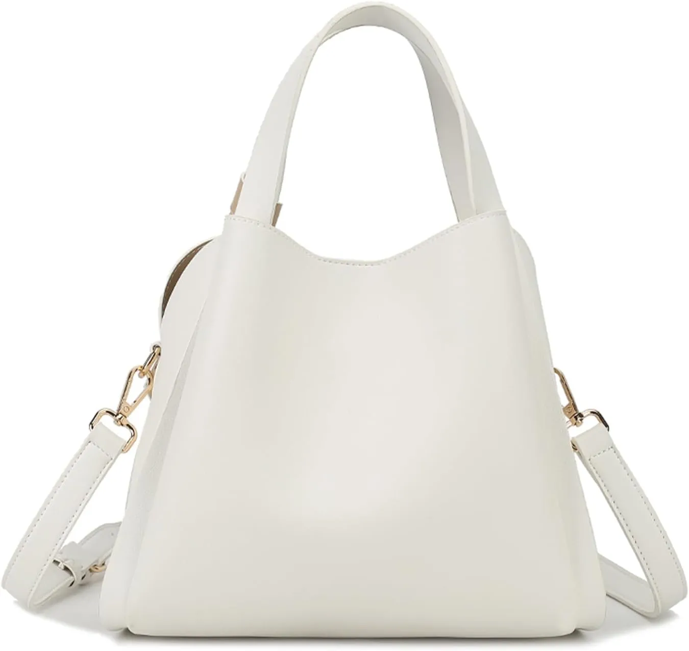Women Shoulder Bag, PU leather Large Capacity Bucket Bag, Elegant and Soft for Daily to Party Hobo Bags Tote Handbags