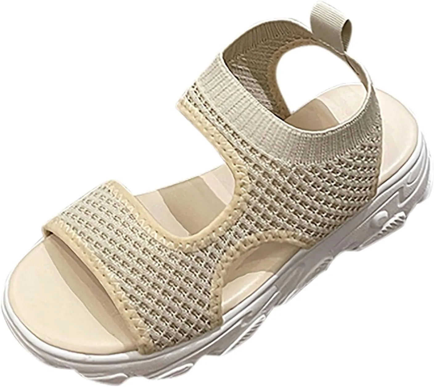 Women Wedge Sandals Comfortable Open-Toe Cork Casual & Dressy Summer Shoes Womens Low Wedges Platform Sandals