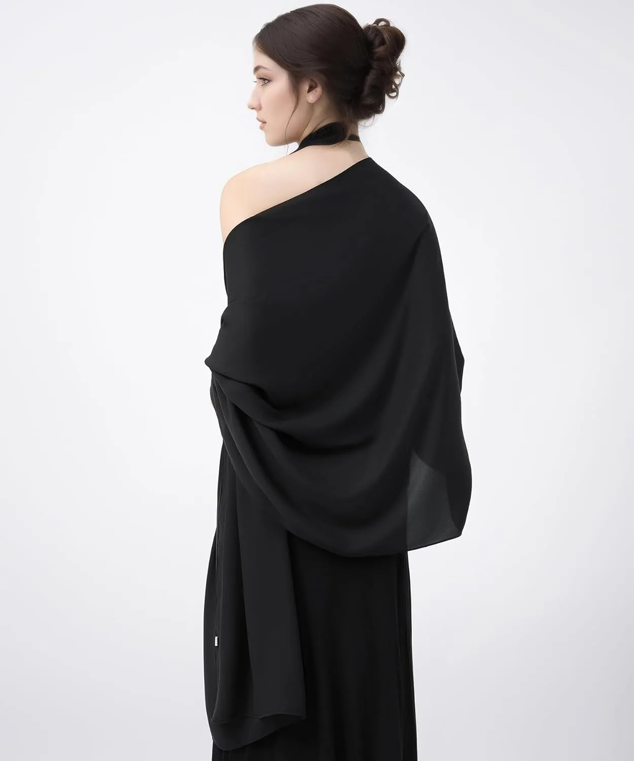 Women's Chiffon Scarf Shawls and Wraps for Evening Dresses Bridesmaid Wedding Bridal Scarves Soft Fashion Shawl