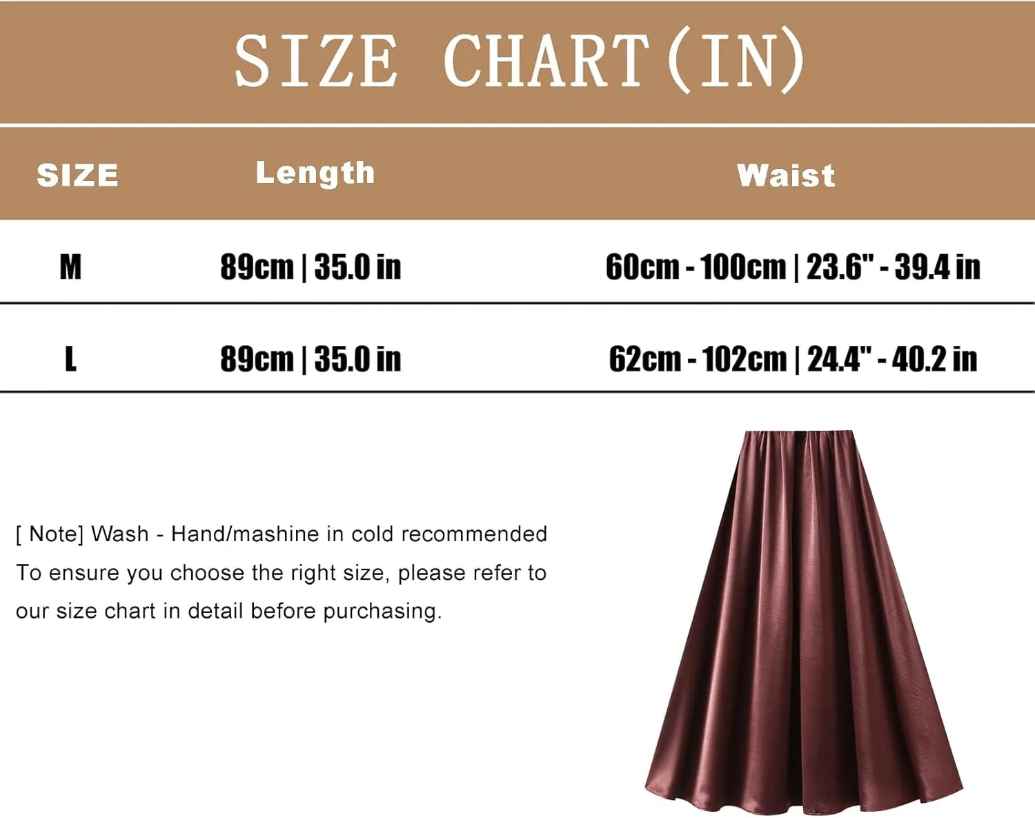 Women's High-Waisted Satin A-Line Pleated Skirt Midi Summer Skirt for Wedding Guest Office Party Casual Outfits