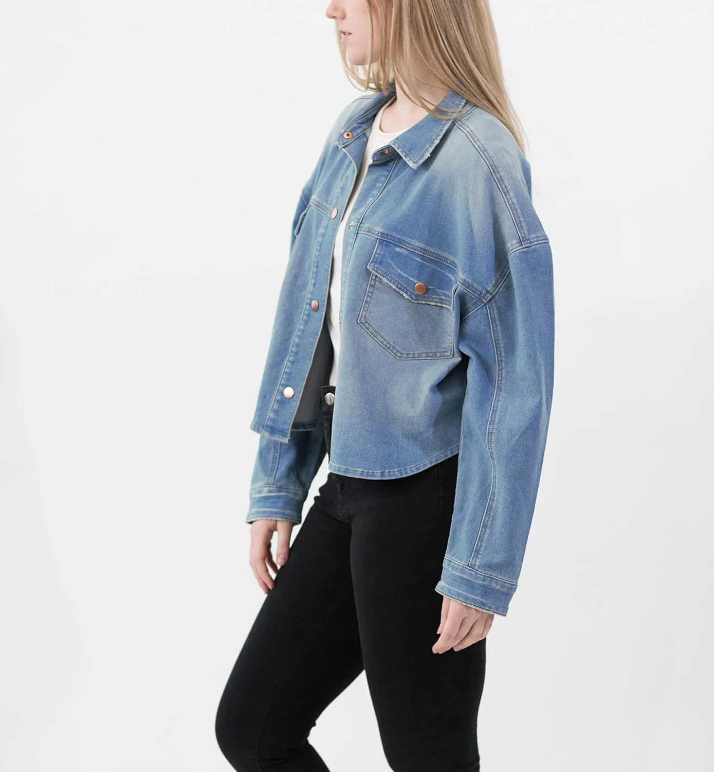 Women's Luxury Clothing Denim Jackets, Comfortable & Stylish Coat