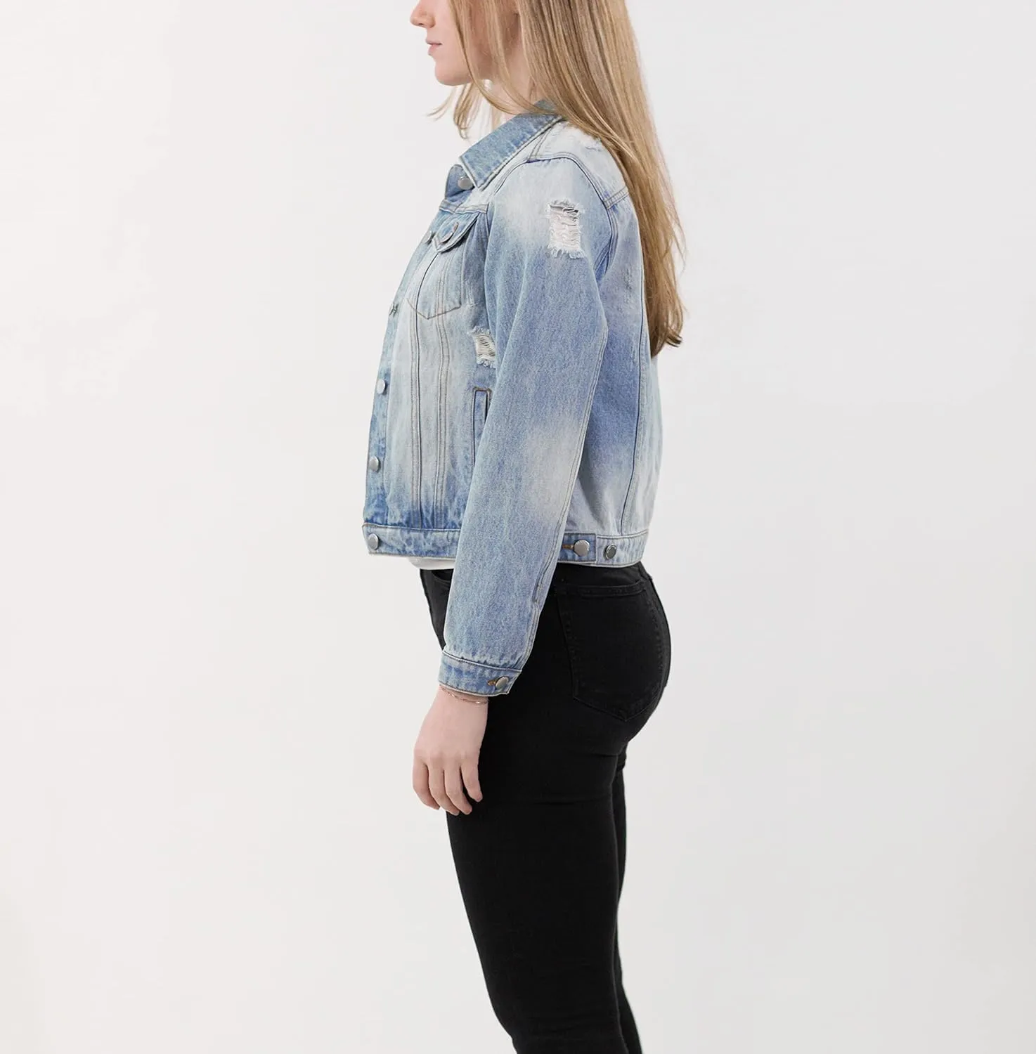 Women's Luxury Clothing Denim Jackets, Comfortable & Stylish Coat