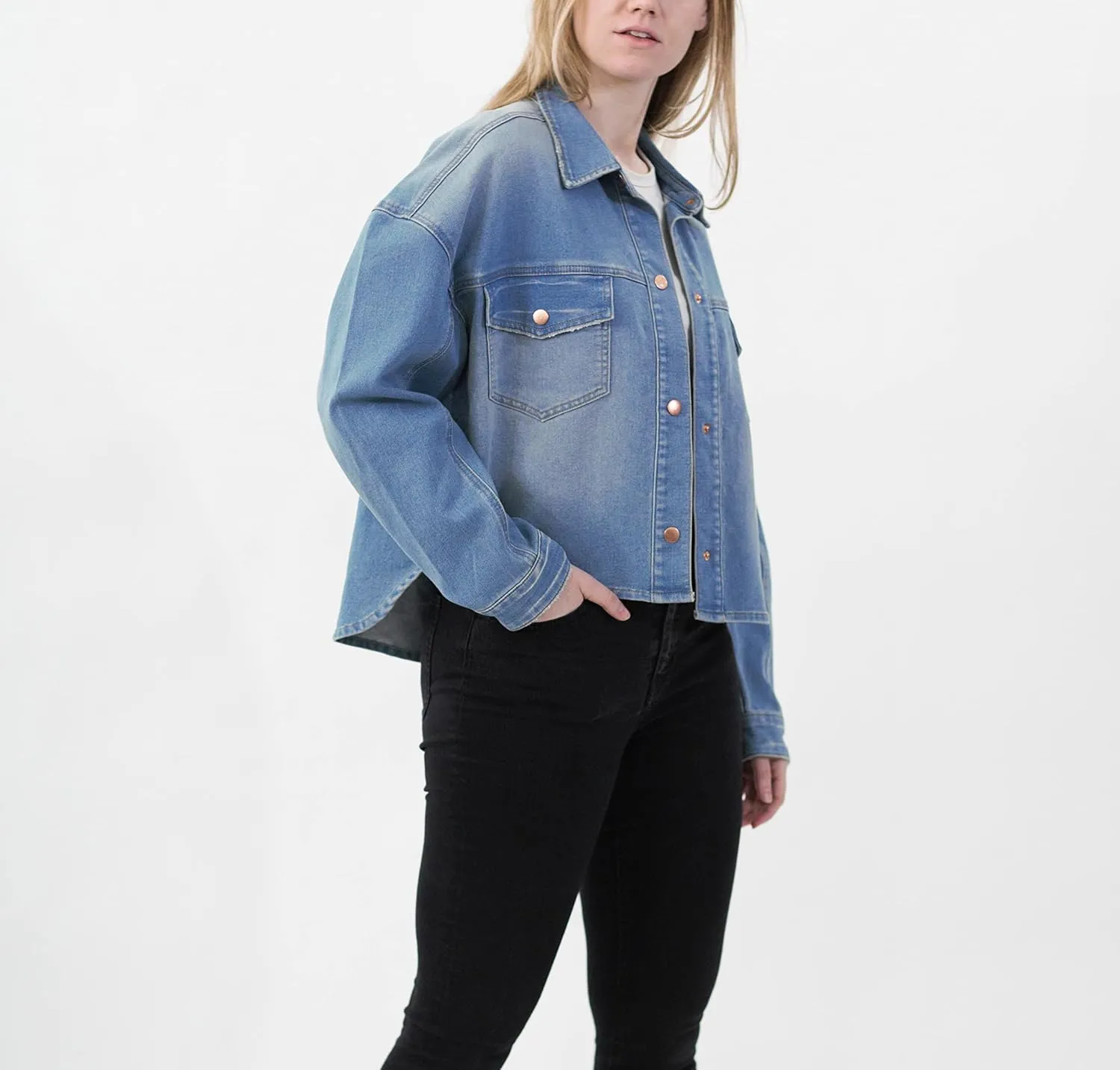 Women's Luxury Clothing Denim Jackets, Comfortable & Stylish Coat