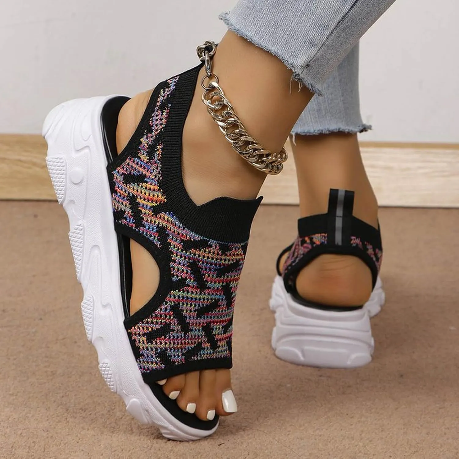 Womens Platform Sandals Comfortable Orthopedic Sandals Comfortable Summer Platform Casual Dress Women Sandal