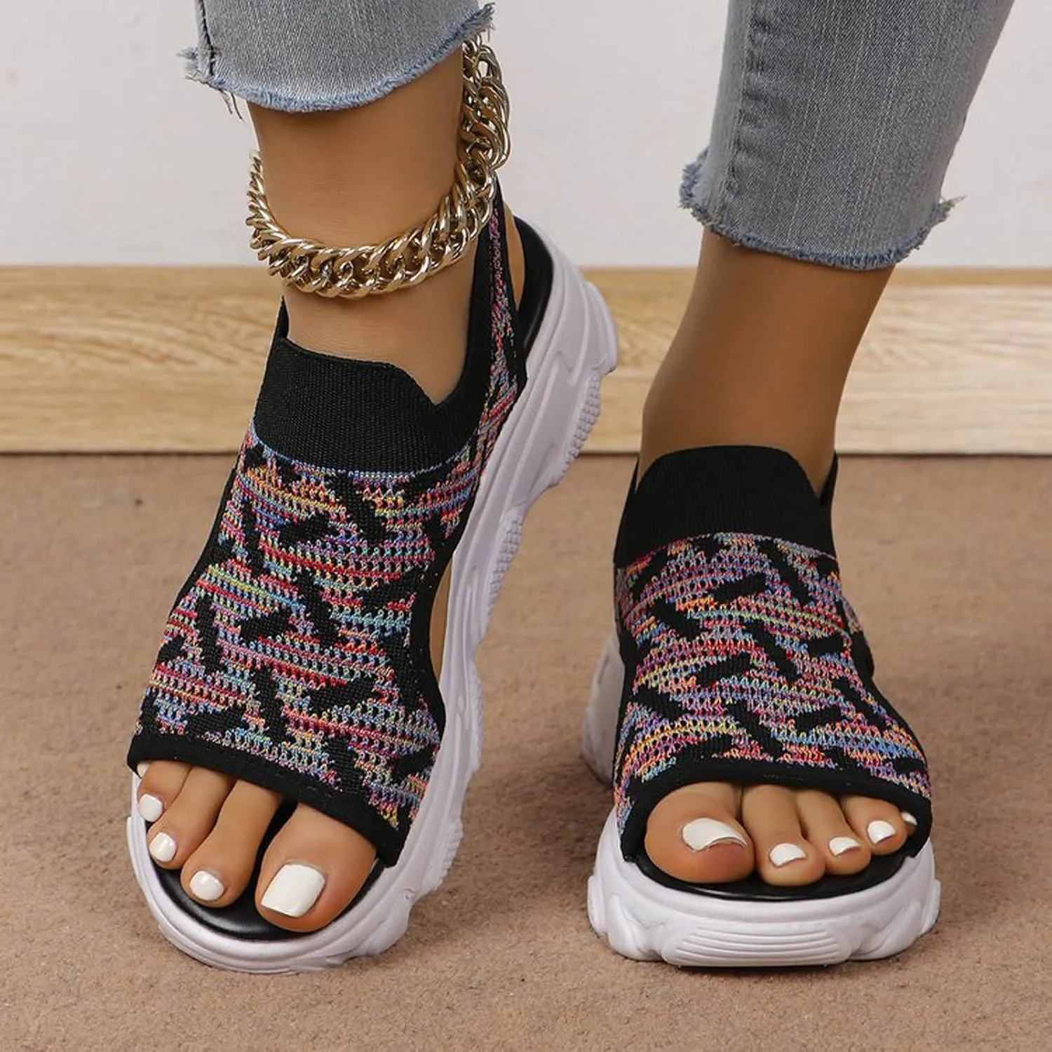 Womens Platform Sandals Comfortable Orthopedic Sandals Comfortable Summer Platform Casual Dress Women Sandal