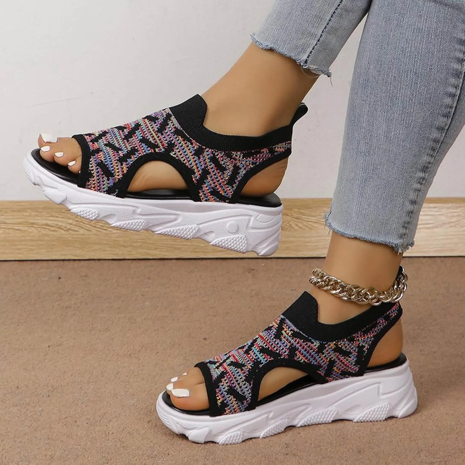 Womens Platform Sandals Comfortable Orthopedic Sandals Comfortable Summer Platform Casual Dress Women Sandal