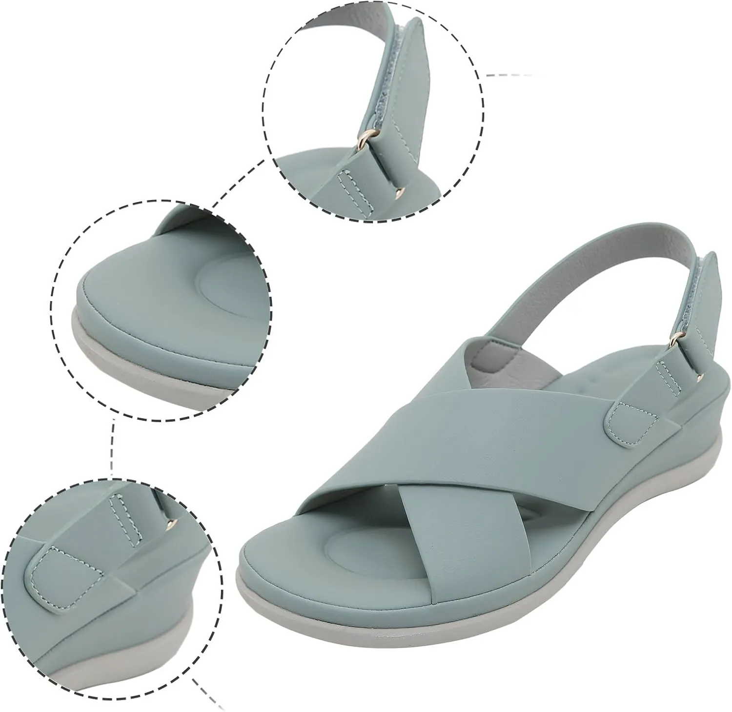 Womens Platform Sandals Sandals for Women Wedge Shoes Comfortable Summer Platform Casual Dress Women Sandal