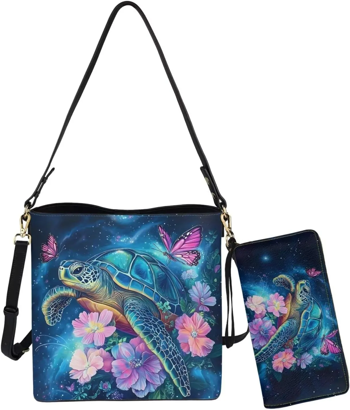 Womens Purses and Handbags Fashion Office Work Handbag Purse 2Pcs Set