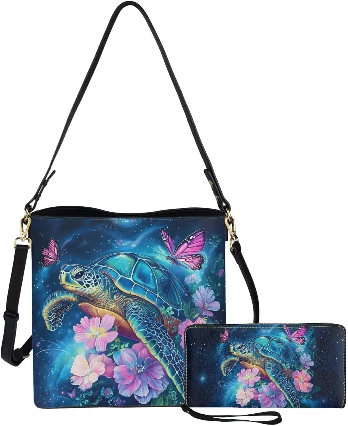 Womens Purses and Handbags Fashion Office Work Handbag Purse 2Pcs Set