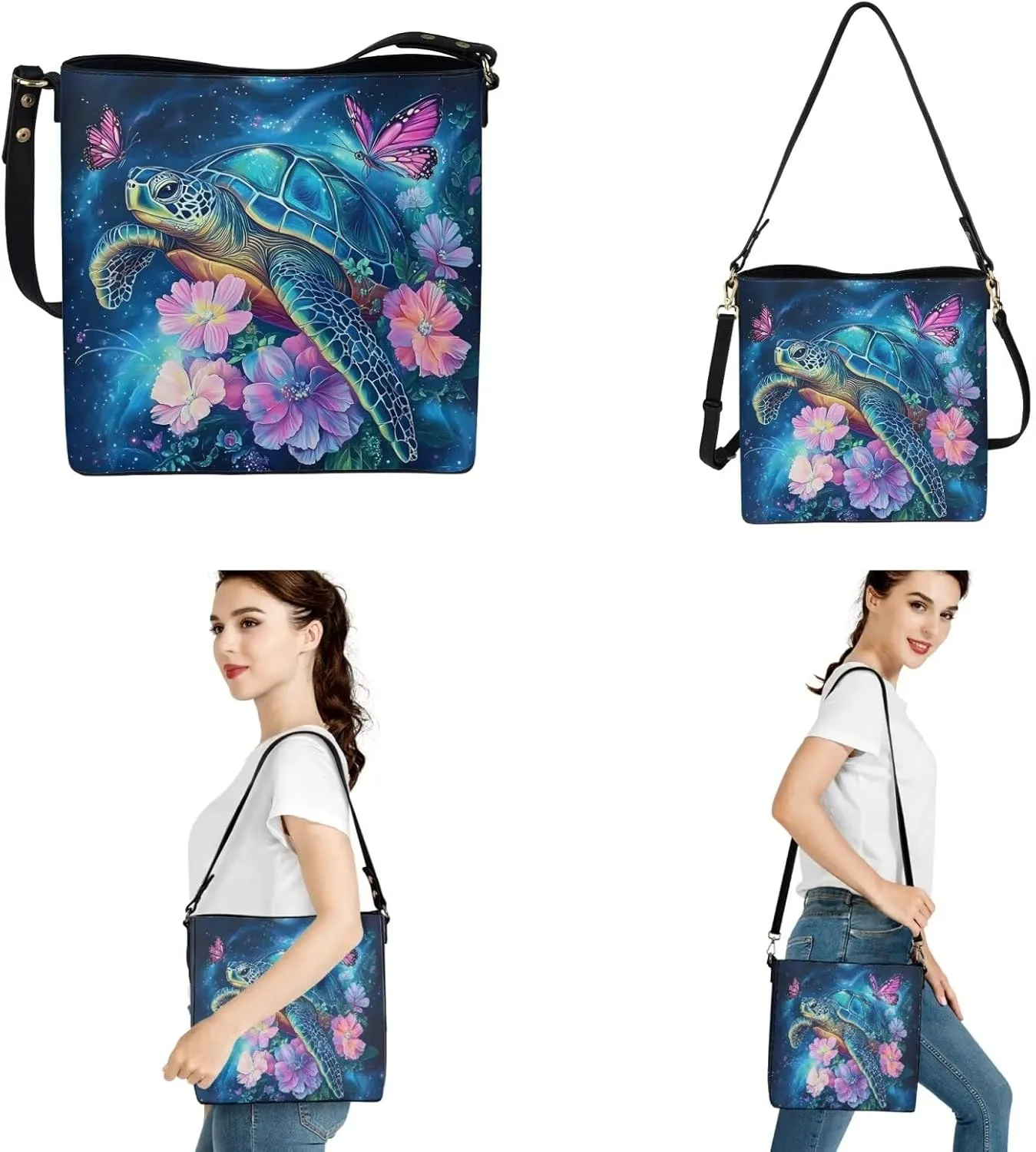 Womens Purses and Handbags Fashion Office Work Handbag Purse 2Pcs Set