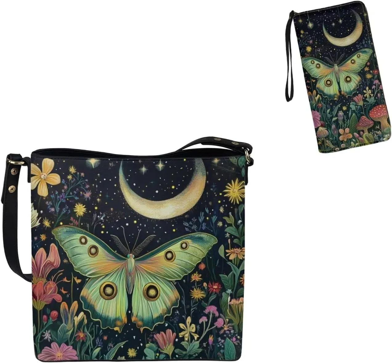 Womens Purses and Handbags Fashion Office Work Handbag Purse 2Pcs Set