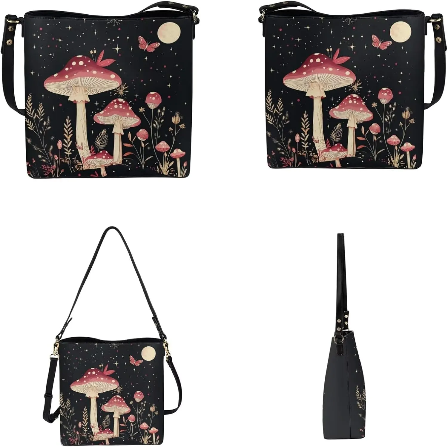 Womens Purses and Handbags Fashion Office Work Handbag Purse 2Pcs Set