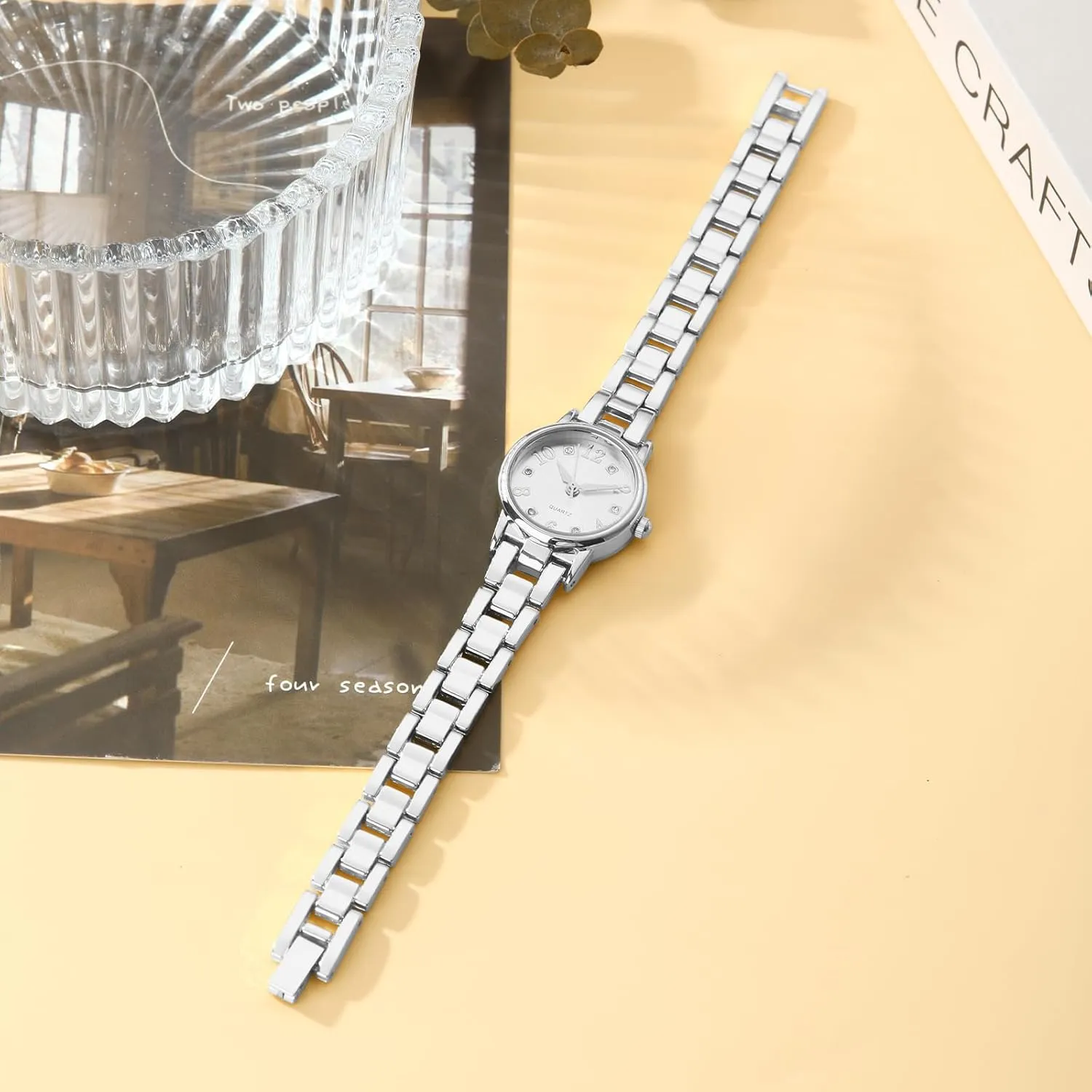 Women's Quartz Wrist Watch Exquisite Ladies Watches Alloy Strap Daily Waterproof