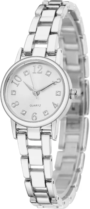 Women's Quartz Wrist Watch Exquisite Ladies Watches Alloy Strap Daily Waterproof