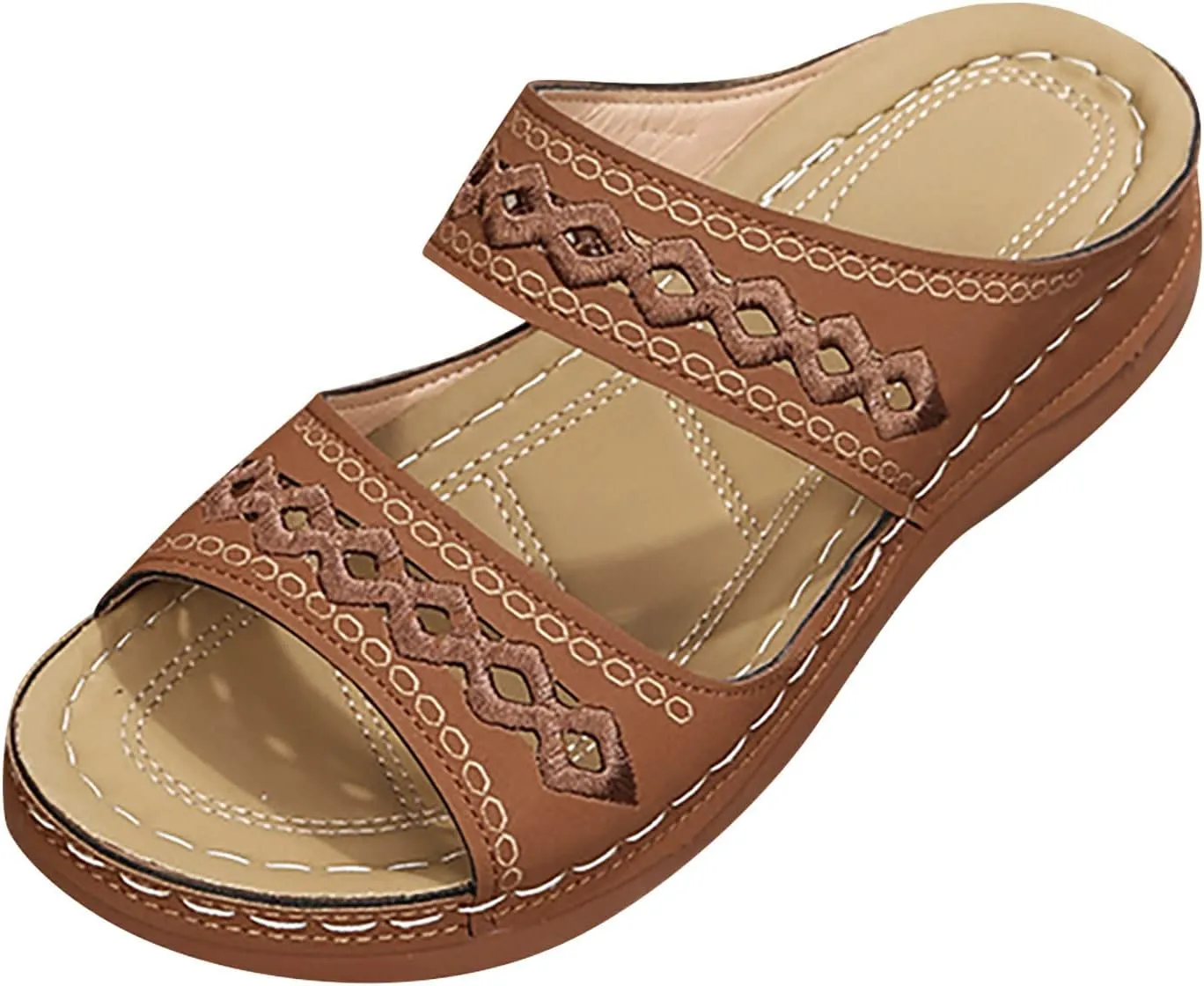 Women's Sandals Summer Outdoor Camping Walking Beach Sandals Orthopedic Sandals Women's Platform Wedge Sandals