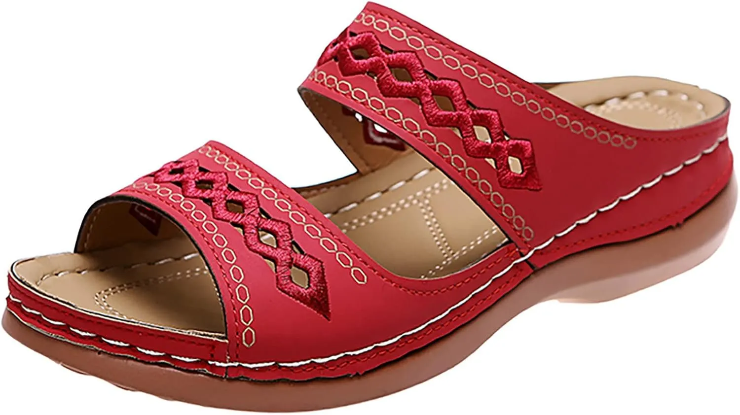 Women's Sandals Summer Outdoor Camping Walking Beach Sandals Orthopedic Sandals Women's Platform Wedge Sandals
