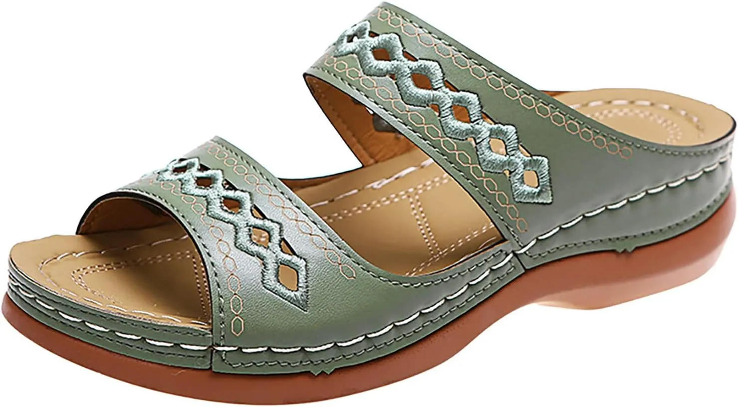 Women's Sandals Summer Outdoor Camping Walking Beach Sandals Orthopedic Sandals Women's Platform Wedge Sandals