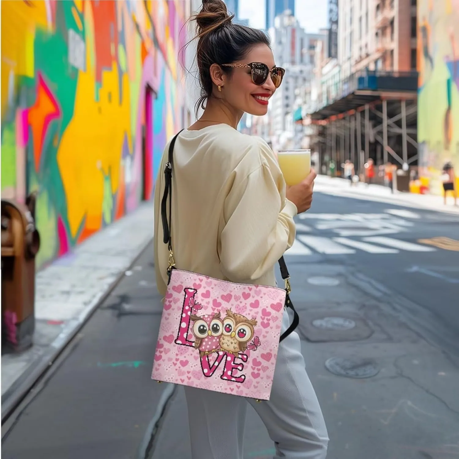 Women's Tote Bag Cross Body Purse and Matching Wallet 3 Piece Handbags Set PU Leather Hobo Bags for Women